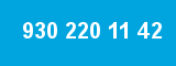 930 220 11 42 930 220 11 42